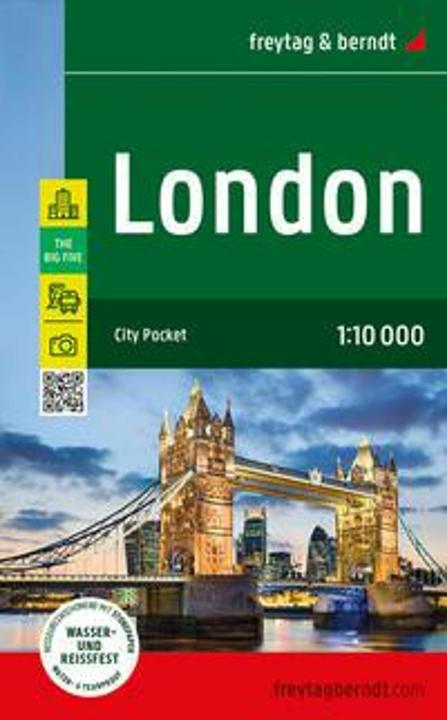 Produktbild London, Stadtplan 1:10.000, freytag & berndt
