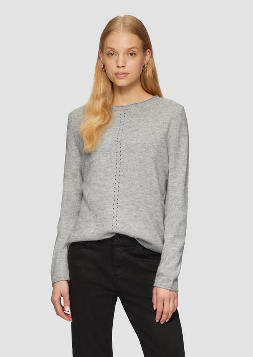 Immagine prodotto S.Oliver Strickpullover Weicher Strickpullover mit Ajour-Detail (XXL)