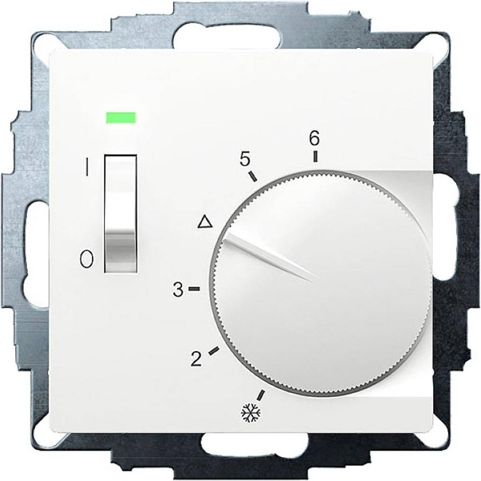 Eberle Controls Eberle UTE 1015-RAL9016-G-55 Raumthermostat Unterputz 5 bis 30°C, Thermostat, Weiss