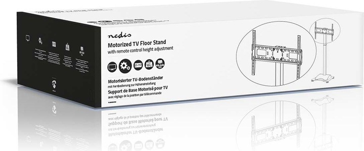 Actual product image Nedis Motorised TV stand / 37-75 / Maximum supported screen weight: 50 kg / Stand / H (75", 50 kg)