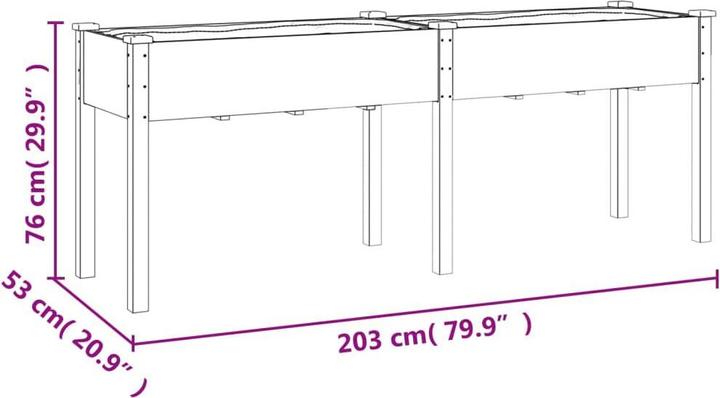 Produktbild vidaXL Pflanzgefäss
