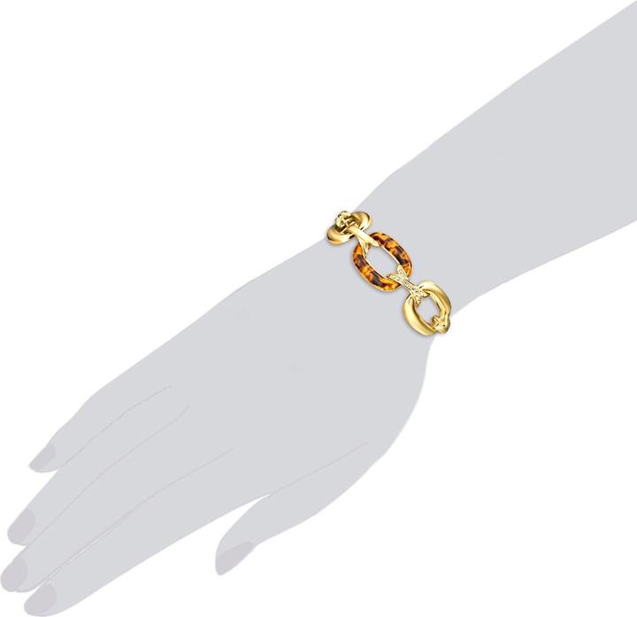 Image du produit Lulu & Jane Alliage métallique pour femme orné de cristaux Swarovski® or jaune 21,0 cm - 29349 (21 cm, Alliage métallique)