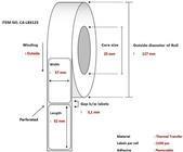 Actual product image Capture Label Roll, 57x32mm, 12pcs/Box (5.70 cm)
