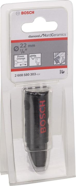 Actual product image Bosch Professional Zubehör Diamond hole saw Diamond for Hard Ceramics, 22 mm, 7/8-inch (22 mm)