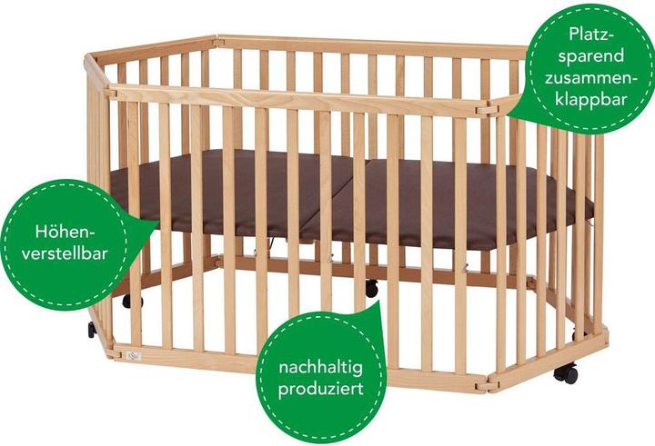 Actual product image Tissi Playpen 6-corner (143 cm, 84 cm)