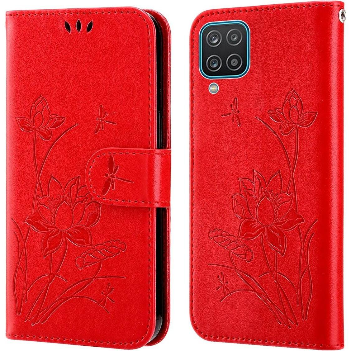 König Design Hülle Handy Schutz für Samsung Galaxy A12 Case Cover Tasche Etuis Bumper Wallet (Samsung Galaxy A12), Smart...
