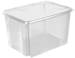 Produktbild keeeper Deckel ""emilia"" für Dreh-/Stapelbox 30 L Farbe: natur-transparent, Material: PP, Masse: (B)355 x (30 l)