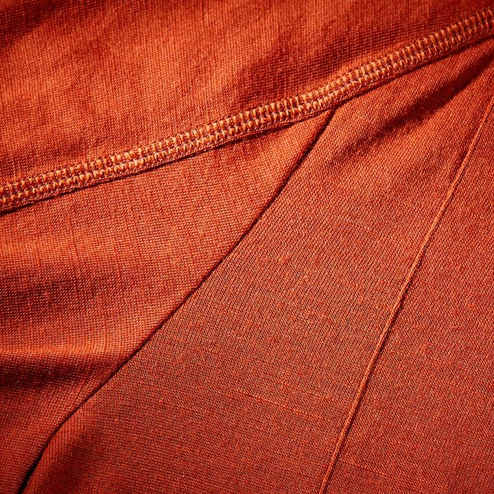 Produktbild Forclaz Langarmshirt Herren Brustreissverschluss - Merino Resist braun (L)