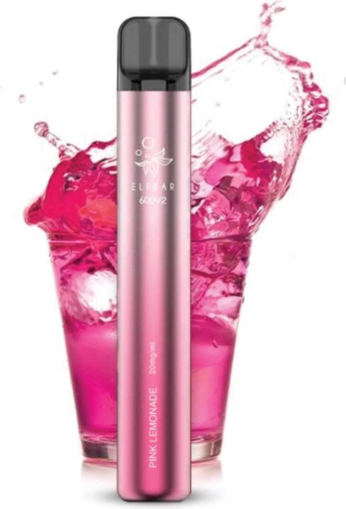 Image du produit Elfbar 600 V2, Pink Lemonade (limonade rose)