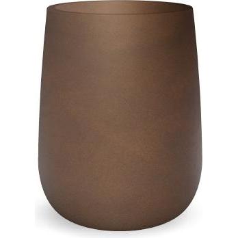 Newgarden, Blumentopf, CAMELIA High Übertopf, Kübel gross rund, hoch ø39x59cm bronze 54L outdoor