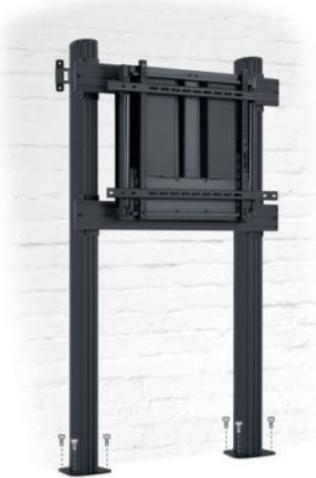 Actual product image Hagor HP Counterbalanced Floor-Wall HD, 90 kg, 177.8 cm (70"), 2.29 m (90"), 800 x 600 mm