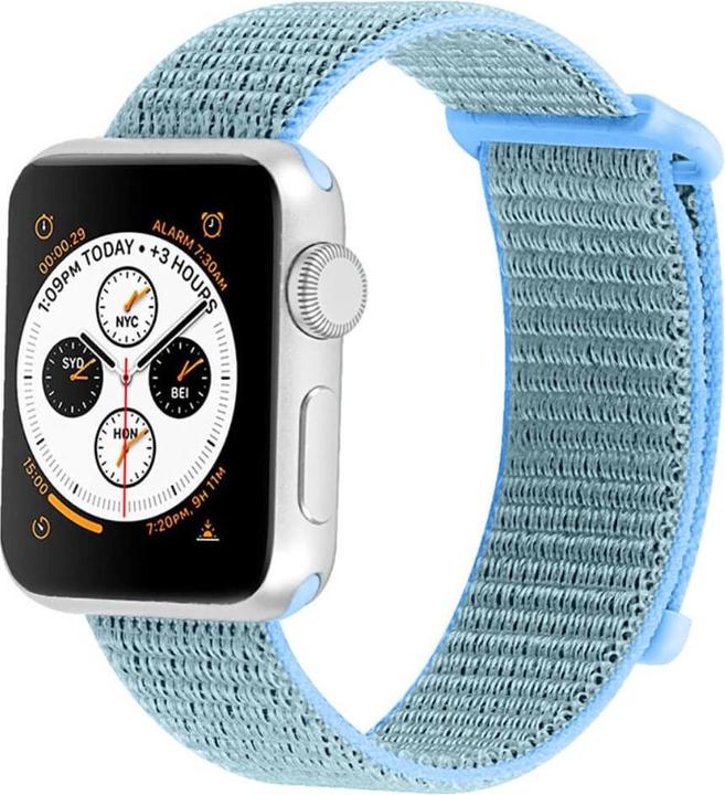 Produktbild Cover-Discount Apple Watch 44/45/46/49mm - Nylon Stoff Band flexibel mit Klett (Nylon)