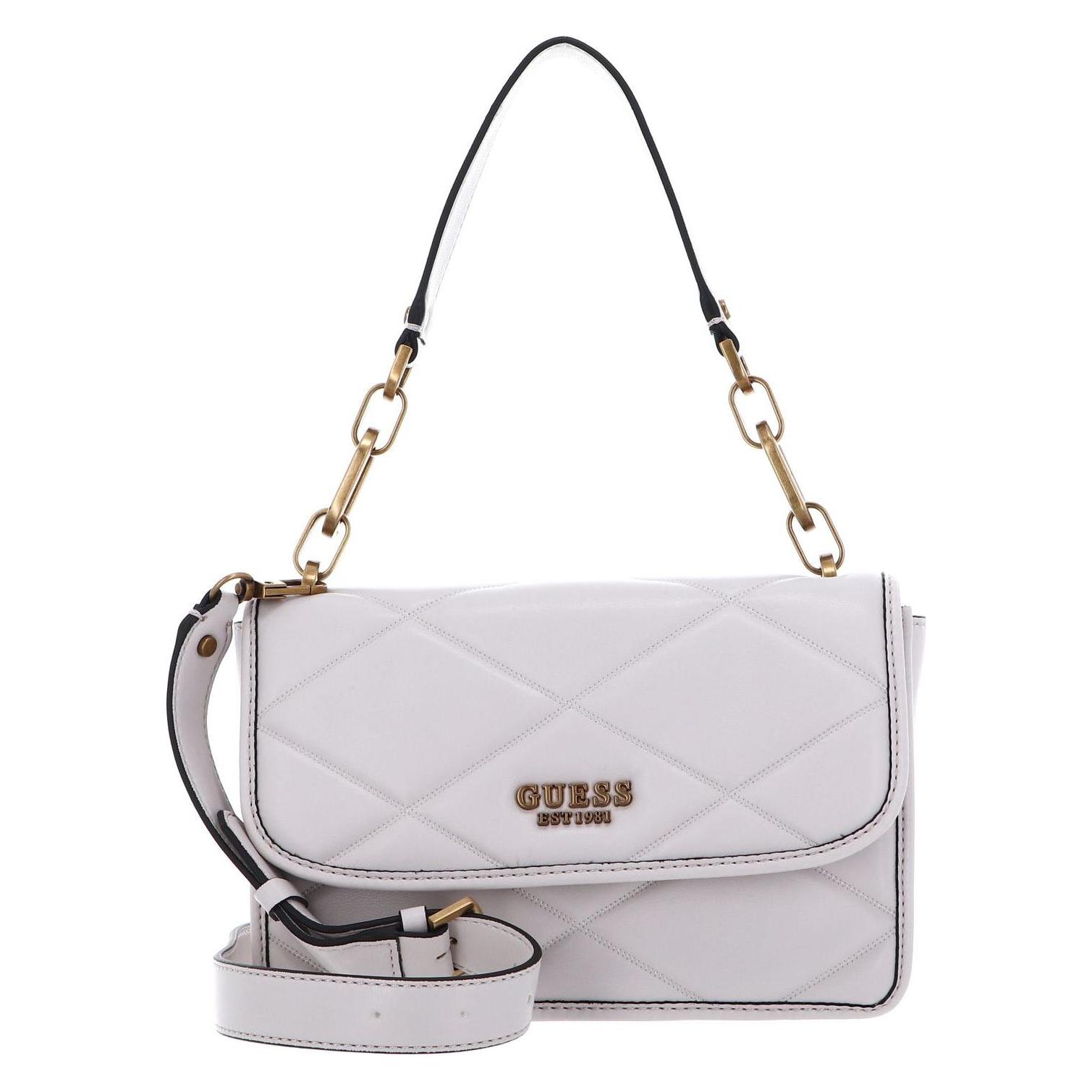 Guess, Damen, Handtasche, Cilian Top Handle Flap Bag, Beige