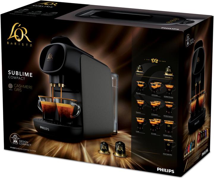 Produktbild Philips LOR Barista Sublime LM9012/23 Zwart met koffiecups (L'Or Barista)