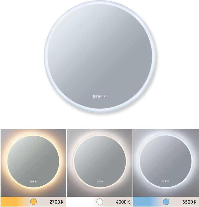 Actual product image Paulmann Mirra illuminated mirror (2550 lm)