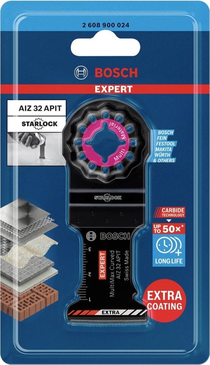 Produktbild Bosch Professional Zubehör EXPERT MultiMax AIZ 32 APIT Blatt für Multifunktionswerkzeuge, 32 mm, 5 Stück