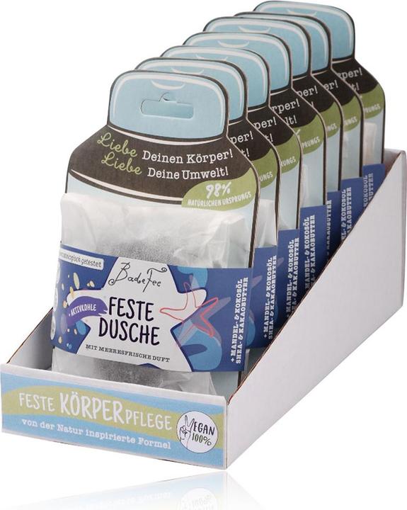 Actual product image BO Cosmetic Badefee solid shower soap pomegranate solid