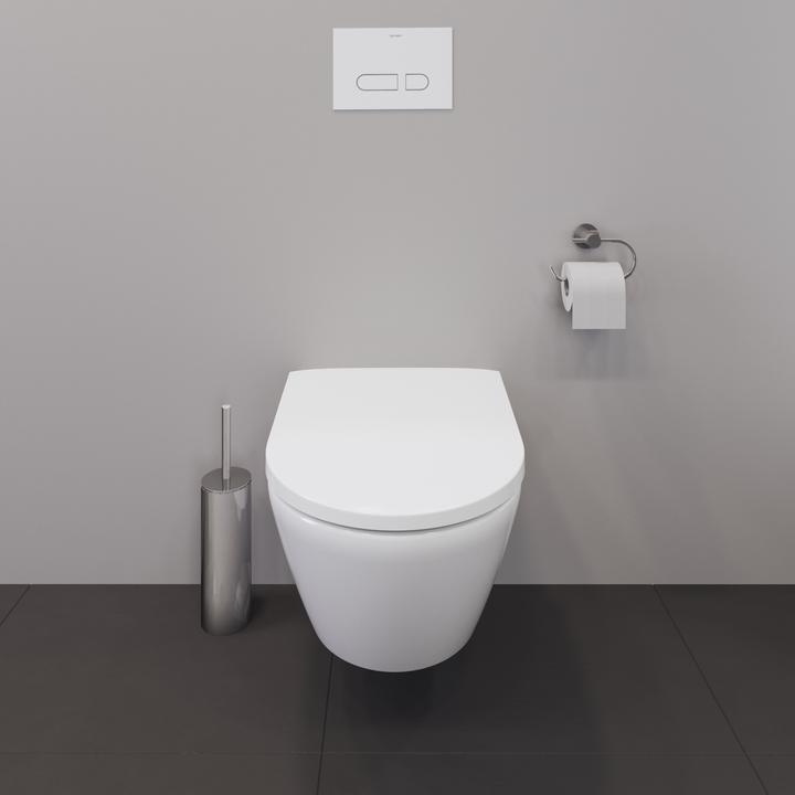 Actual product image Duravit Toilet seat D-NEO Scharn ES with soft-closing mechanism white