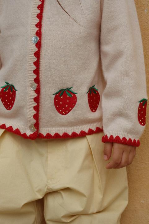 Produktbild Konges Slojd Collette Cardigan Buttercream (92)