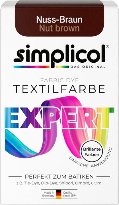Actual product image Simplicol Textile colour expert (Nut brown, 150 ml)
