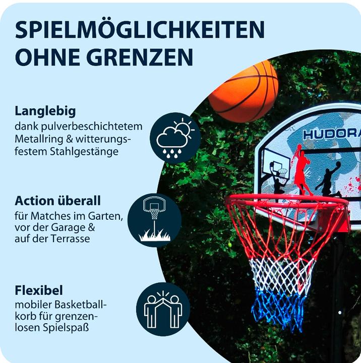 Immagine prodotto Hudora Stand di basket All Stars
