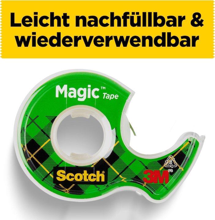 Image du produit Scotch Magic Tape 810 Caddy Pack (19mmx7,5m)