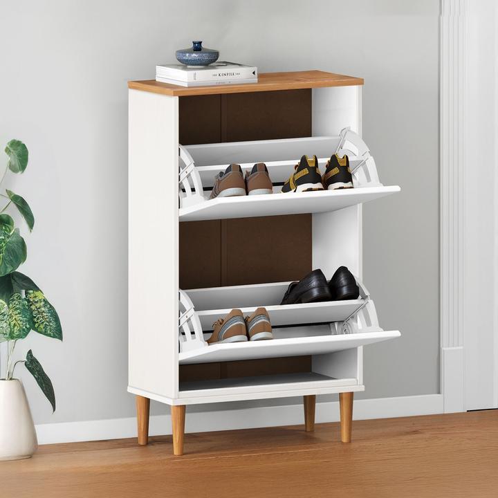 Produktbild IDIMEX Schuhkipper MIKKA mit 2 Klappen – Eichefarben