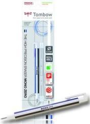 Actual product image Tombow Mono Zero Round Black/white/blu