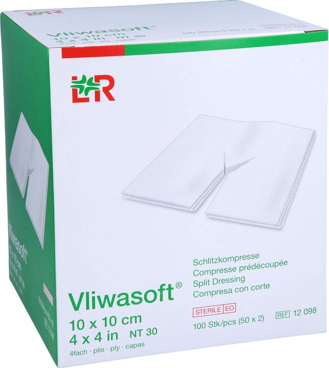 Produktbild Lohmann & Rauscher Schlitzkompressen mit Y-Einschnitt 10x10cm steril