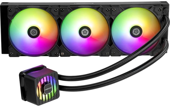 Image du produit Enermax LIQMAXFLO 360mm CPU AIO liquid cooler - Xtreme double chamber pump - VRM water block ARGB