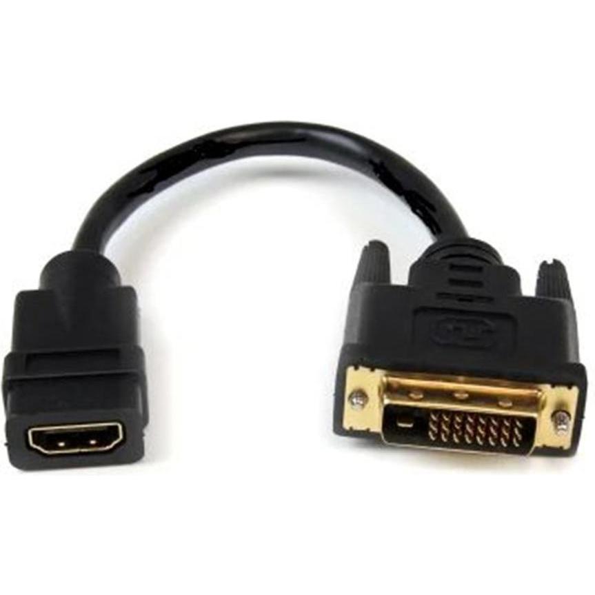 Garbot Cableadapter DVI-HDMI. M/F. Black. 15cm (0.15 m, DVI), Video Kabel