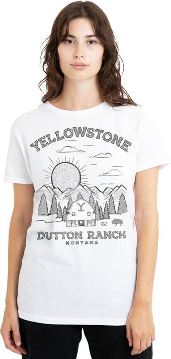 Immagine prodotto Yellowstone Dutton Ranch Maglietta Alba Adulto Unisex (S)
