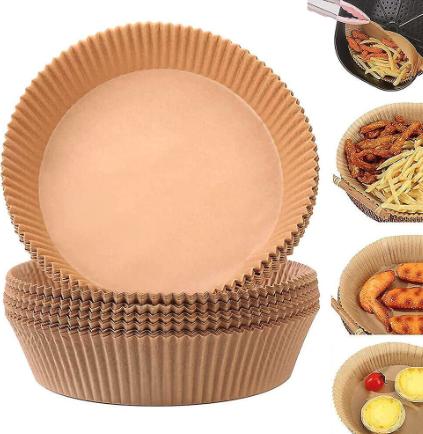 Actual product image Scandinavian Collection Airfryer paper moulds, round - 100 pcs