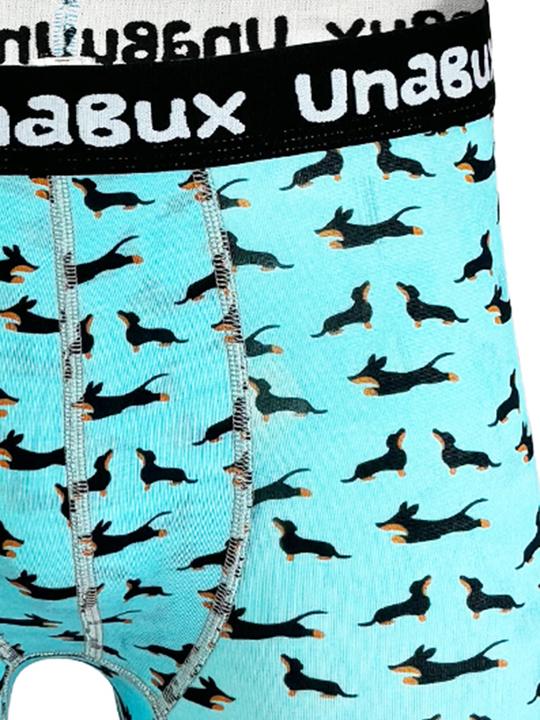 Produktbild Unabux Boxer BLACK WHITE RABBIT (XL, 2er Pack)