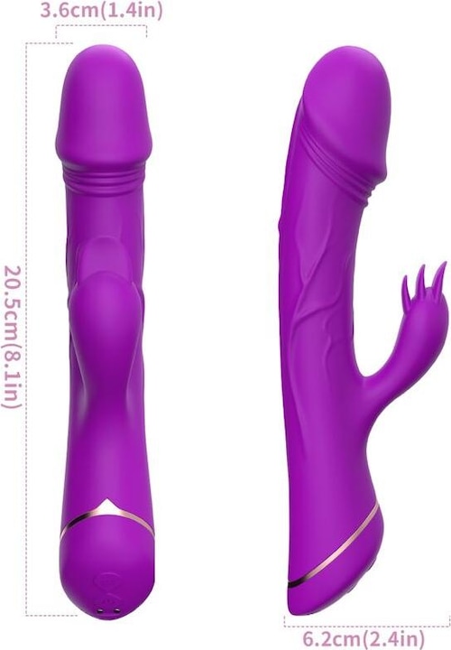 Image du produit Armony Vibromasseur Gode Lapin Silicone Violet