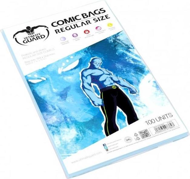 Produktbild Ultimate Guard UGD020018 - Comic Bags Regular Size, 100 Stück (100x)