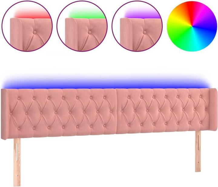 Actual product image vidaXL LED Kopfteil (203 x 16 x 88 cm)