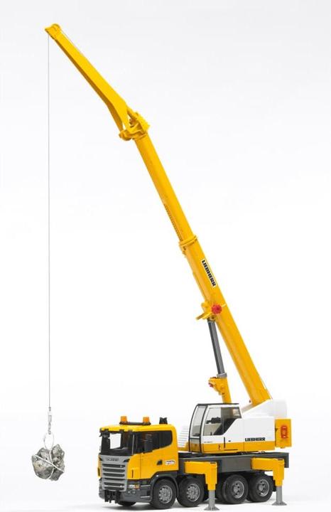 Actual product image Bruder Scania R-series Liebherr crane truck