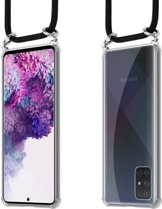 Produktbild Cadorabo TPU Handy Kette SILBER Cover