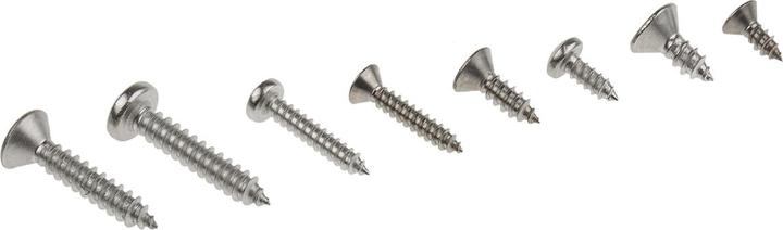 Produktbild RS PRO Blechschrauben Satz rostfrei (890 Schrauben pro Stück)