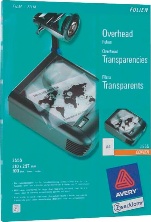 Actual product image Avery Overhead-Folien
