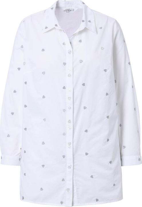 Produktbild Studio Untold Hemdbluse, Boxy Shape, Silver Hearts (46, 48)