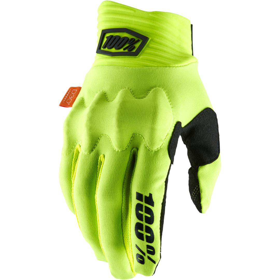100%, Herren, Handschuhe, Handschuhe Cognito, Gelb, Grün, (XL)