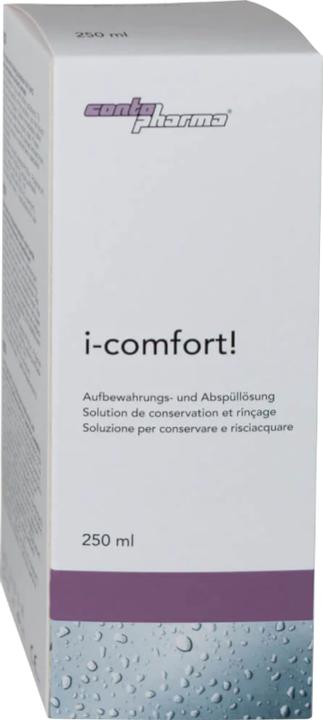Image du produit Contopharm Aufbewahrungs- und Abspüllösung i-comfort! i-comfort! (Solution saline Produit pour lentilles, 250 ml)