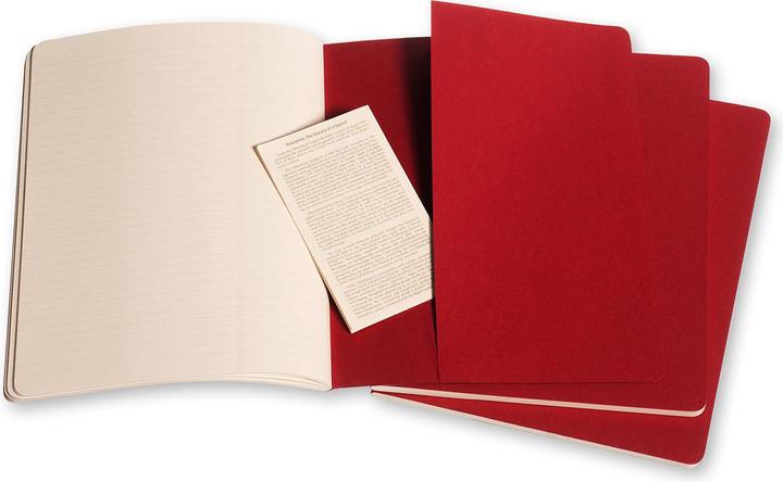 Produktbild Moleskine Notizhefte Cahier (A5, Speziallineatur, Weicher Einband)