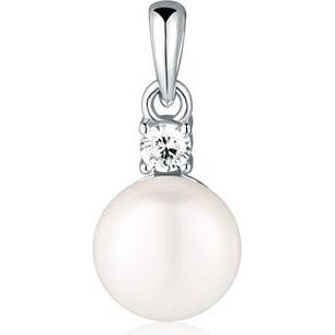 JVD, Serviettenringe + Serviettenhalter, - Silver pendant with natural pearl and zircon SVLP1184XH2P100