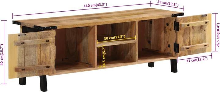 Produktbild VidaXL TV-Schrank (110 x 35 x 40 cm)