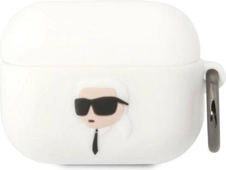 Actual product image Karl Lagerfeld Airpods Pro 3D Logo NFT Karl Head Silicone Case (Headphone bag)