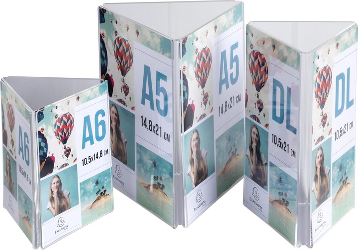 Actual product image Exacompta Table leaflet stand (DL, 10 x 21.5 cm)