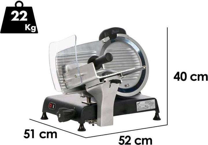 Image du produit Berkel Red Line 250 noir mat Trancheuse avec lame en acier de 250 mm